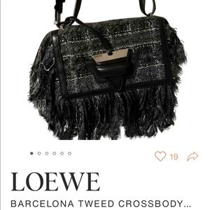 Loewe tweed Barcelona bag